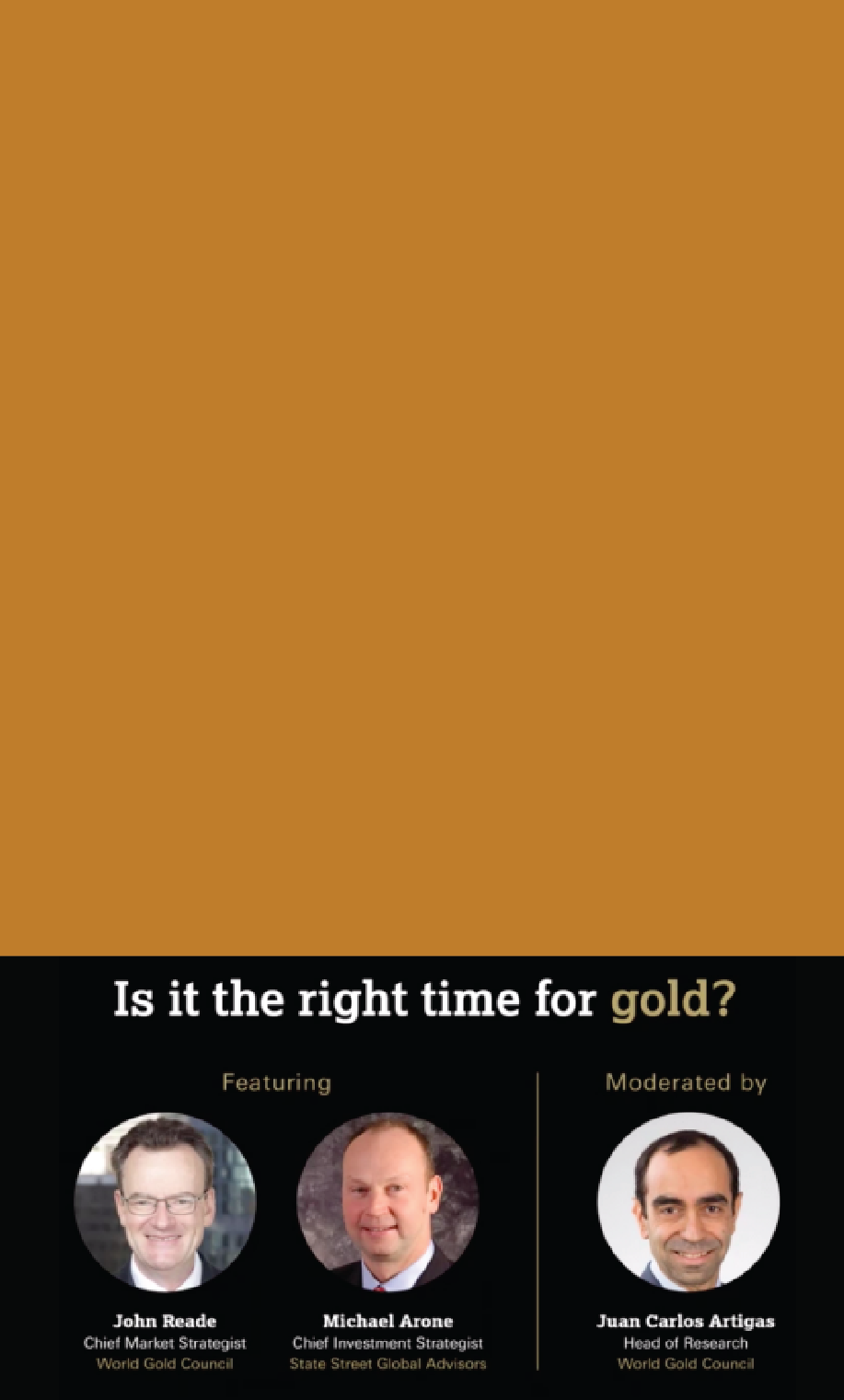 Free Webinar: Is this the right time for gold?